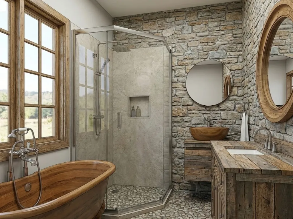 Rustic Bathrooms