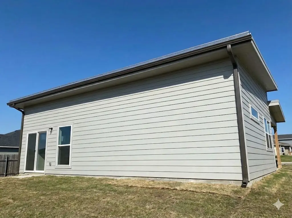 After gutter installation