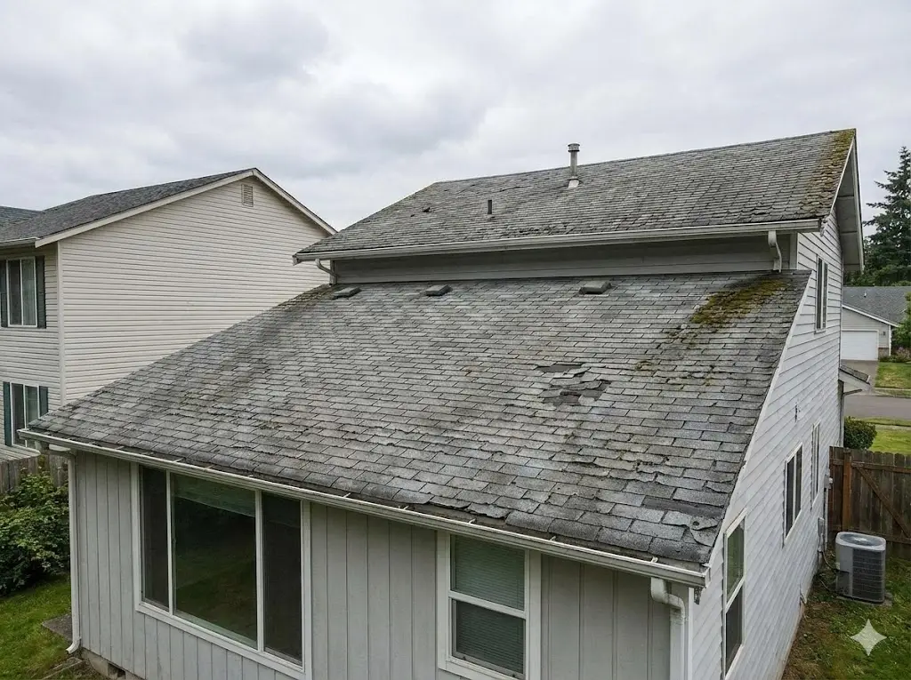 Before roof replacement