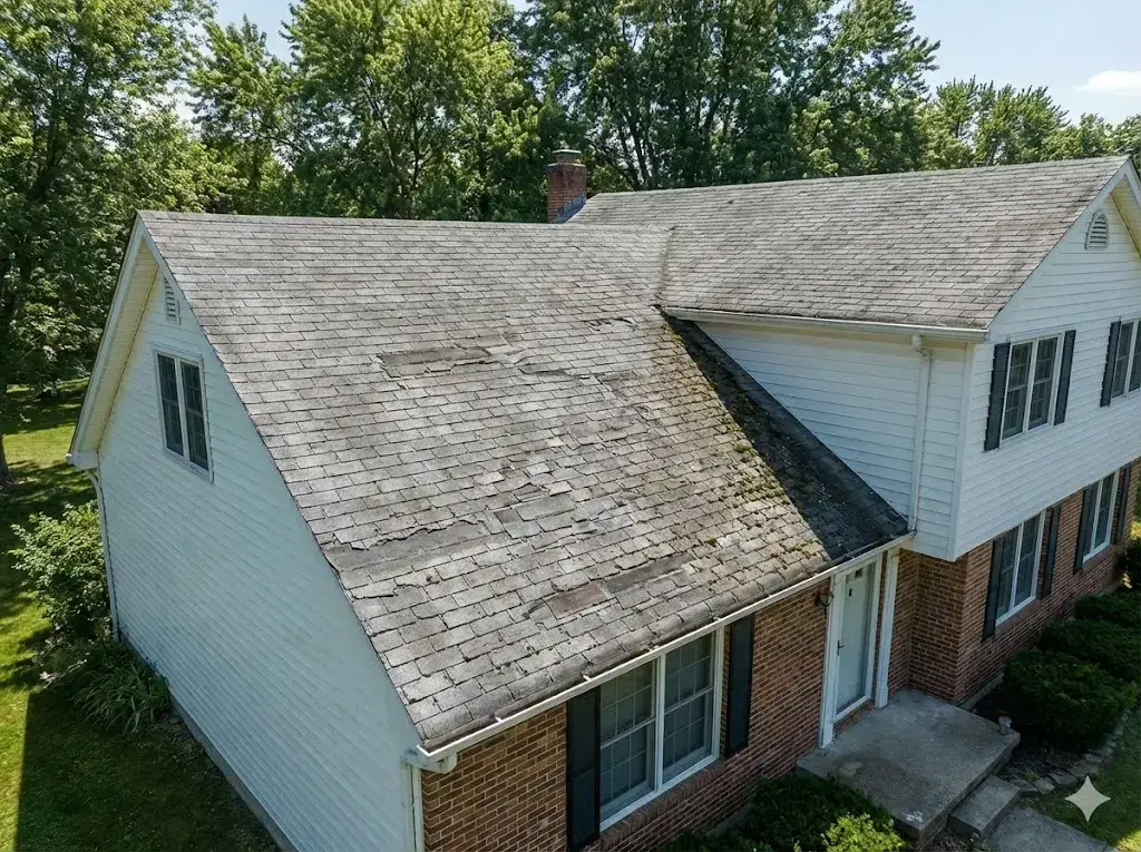 Before roof replacement